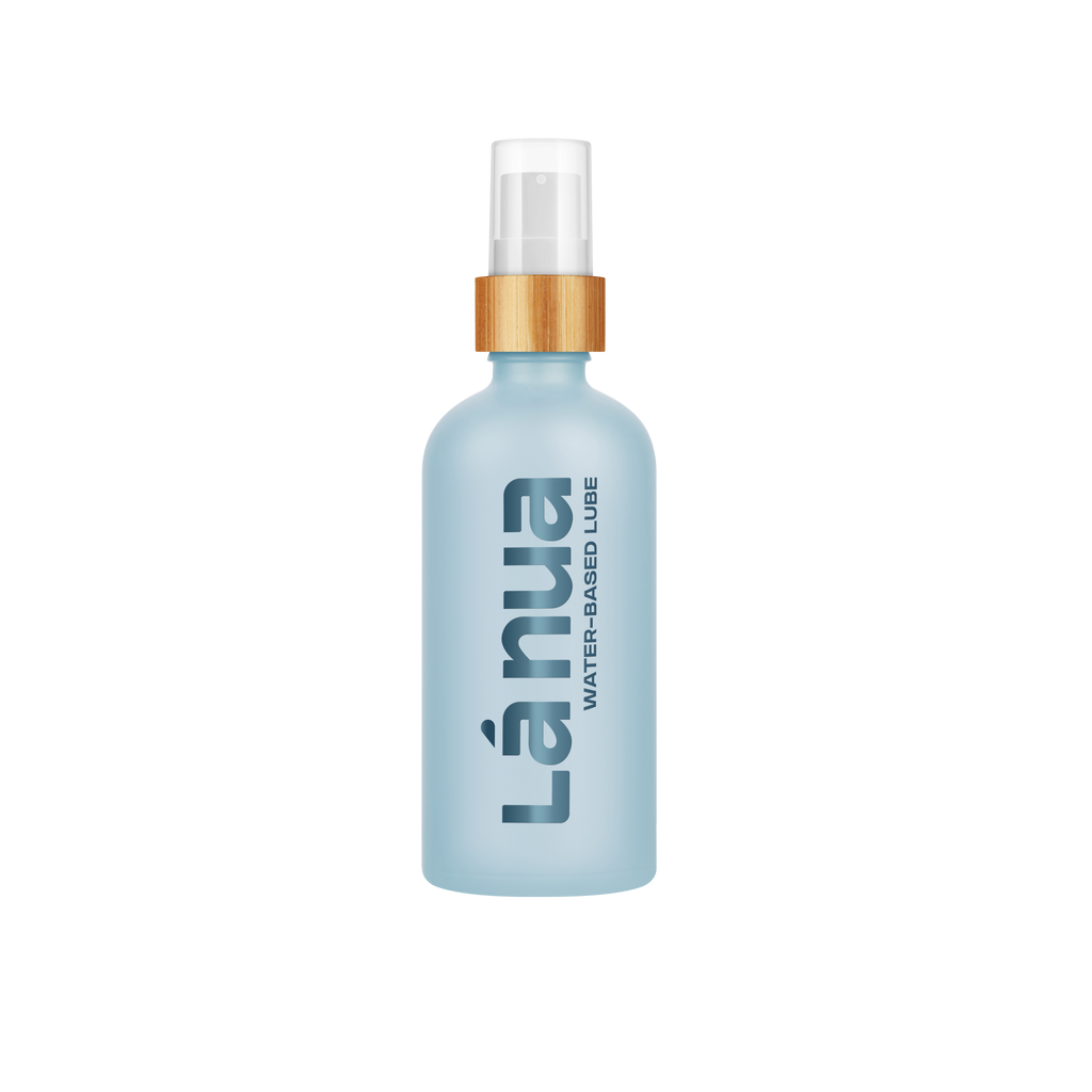 UNFLAVORED WATER-BASED LUBE- 100ML -LA NUA - (LN-100-WB) Glass Bottle