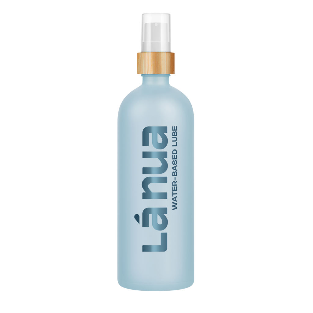 UNFLAVORED WATER-BASED LUBE- 200ML -LA NUA - (LN-200-WB) Glass Bottle