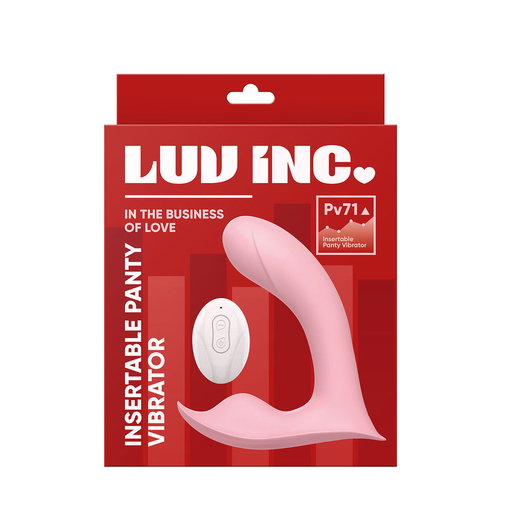 Insertable Panty Vibrator Pink Pv71 ( LL-7216-01) Luv Inc  ( MSRP 84.99$ )