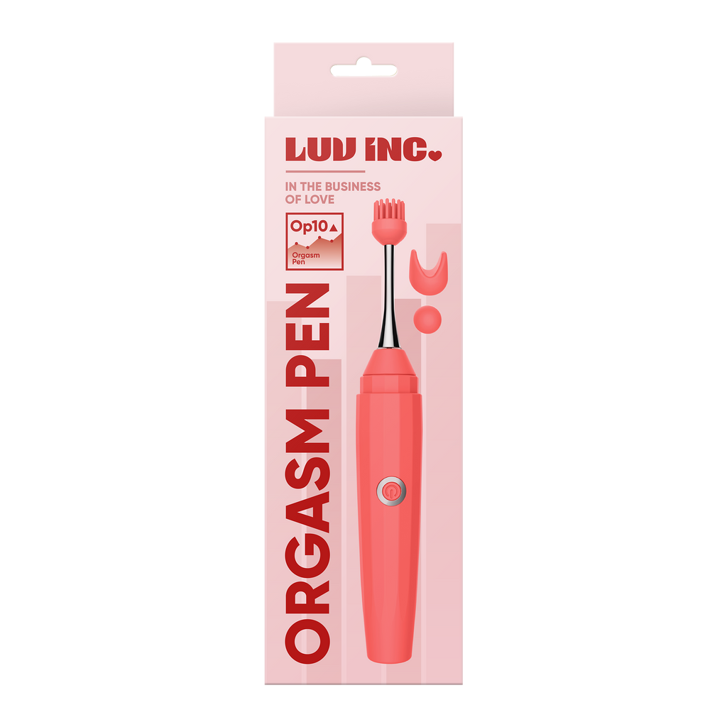 Orgasm Pen Coral Op10 (  LL-7215-15) Luv Inc ( MSRP 79.99$ )