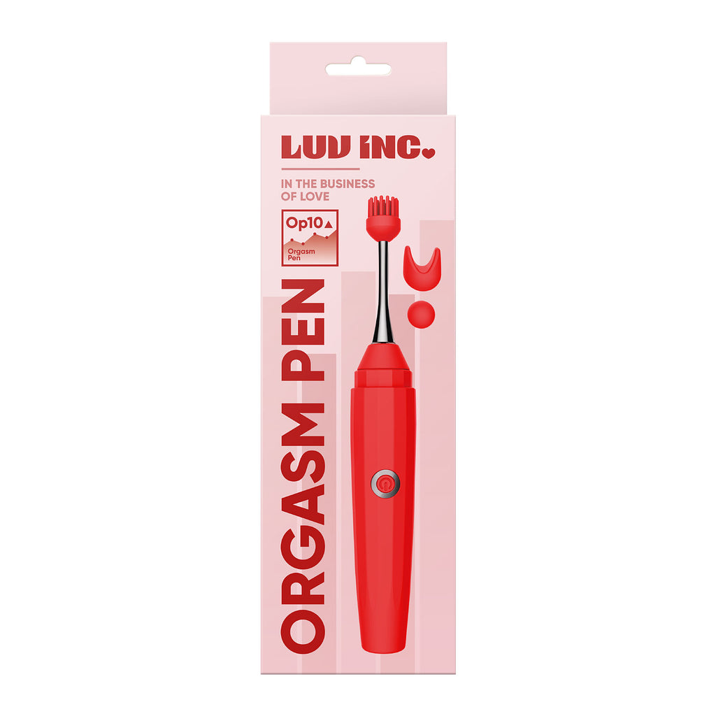 Orgasm Pen Red Op10 (  LL-7215-06) Luv Inc ( MSRP 79.99$ )