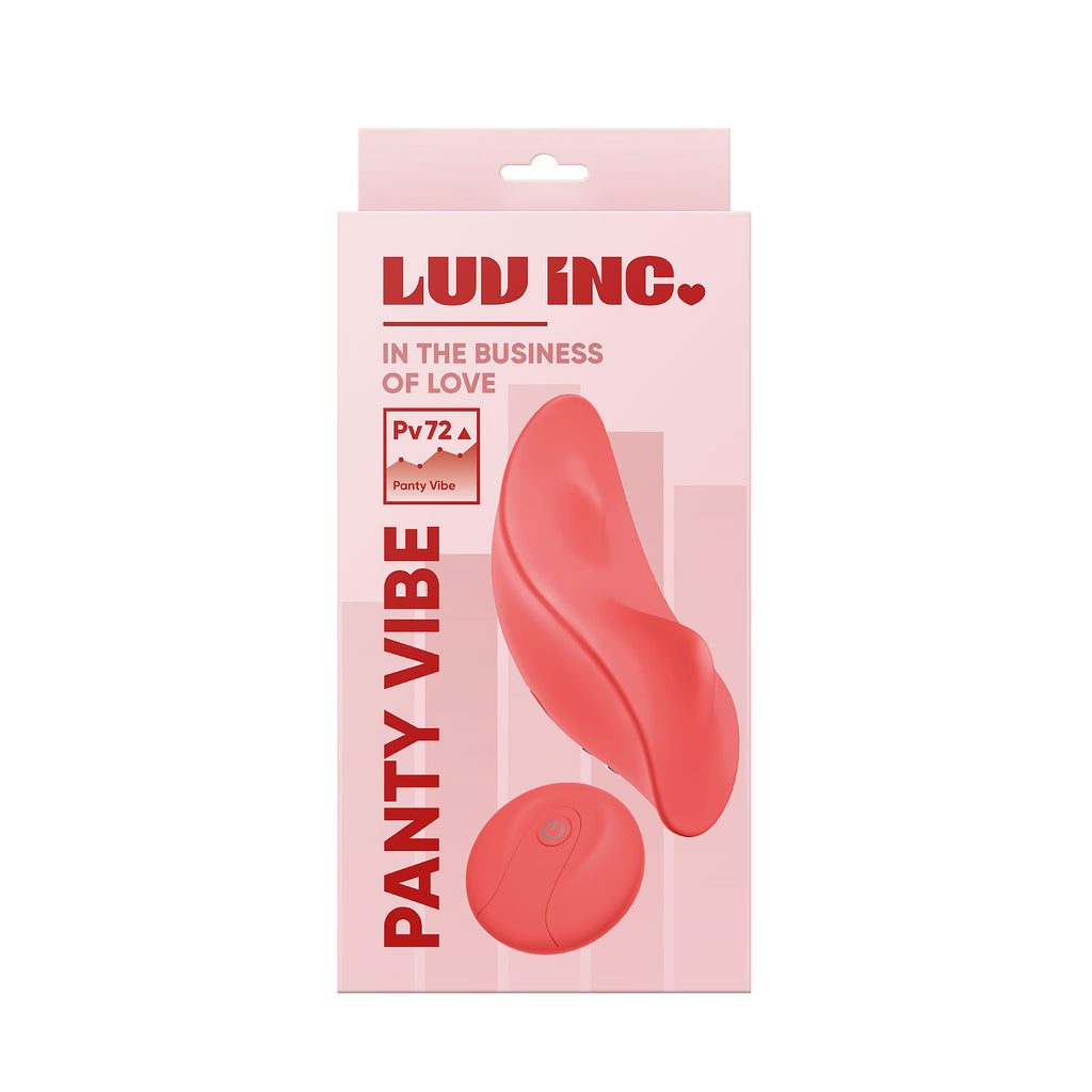 Panty Vibe With remote control Coral - Pv72- (LL-7208-15)- Luv Inc