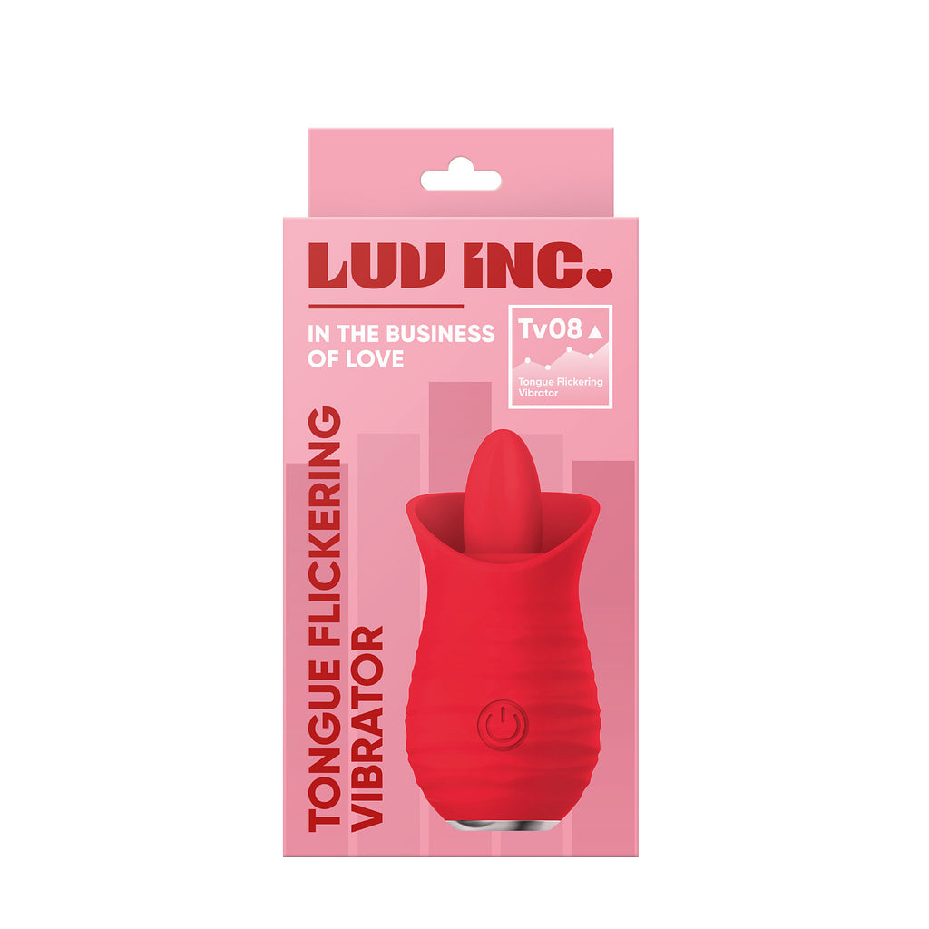 Tongue Flickering Vibrator Red Tv08 ( LL-7211-06) Luv Inc ( MSRP 89.99$ )