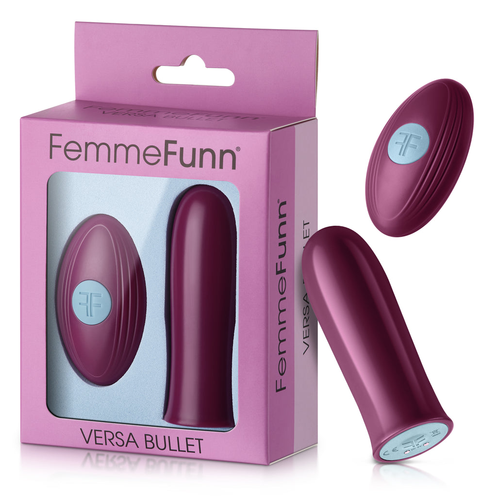 Versa Bullet With Remote- Dark Fucshia - Femmefunn (FF-1031-10)