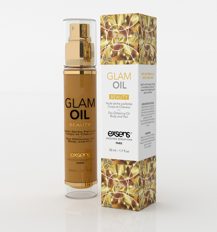 Glam Oil Dry Glittering Oil Body And Hair