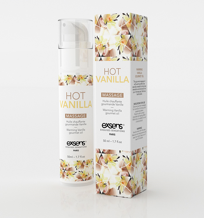 Hot Vanilla Warming Gourmet Massage Oil