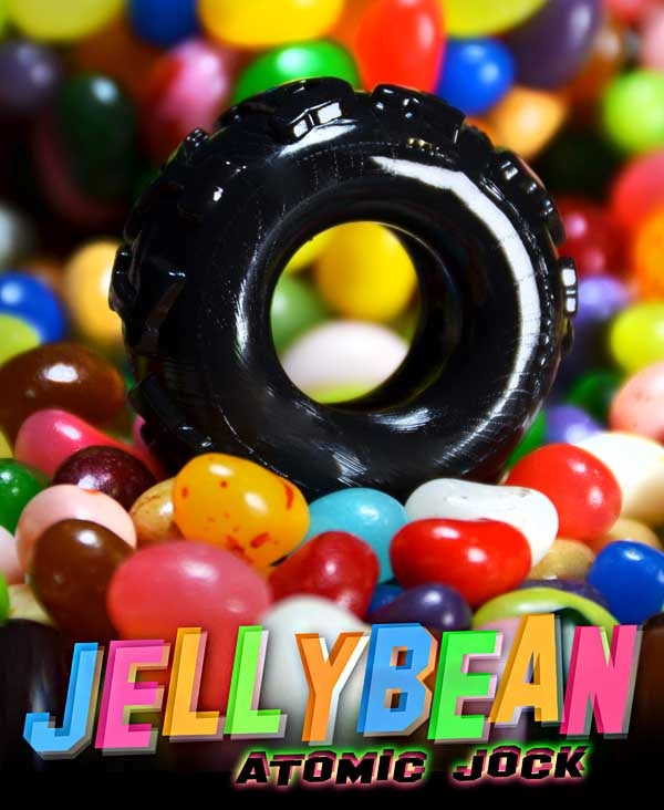 Jelly Bean Cockring-Black