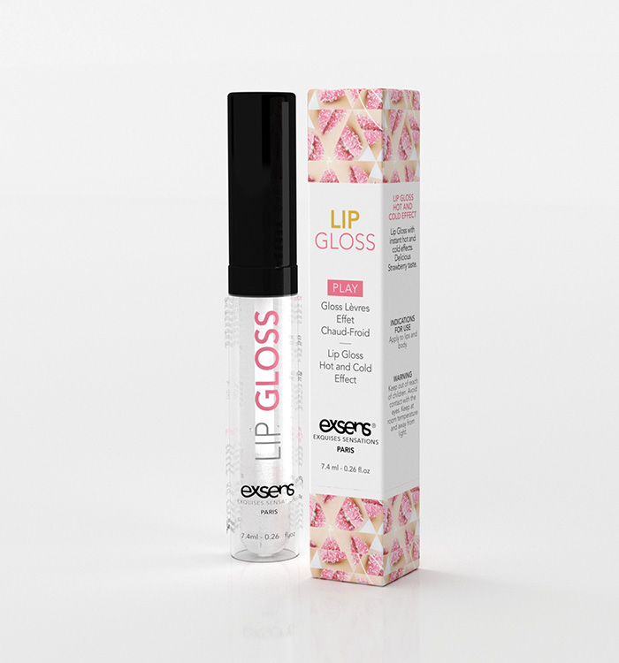 Lip Gloss Hot Cold Effect Strawberry