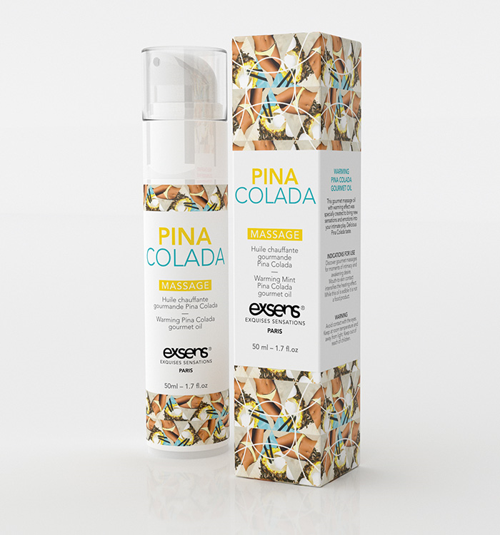 Pina Colada Warming Gourmet Massage Oil