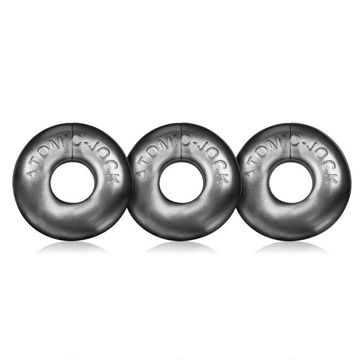 Ringer 3 - Pack Cockring - Steel - Oxballs