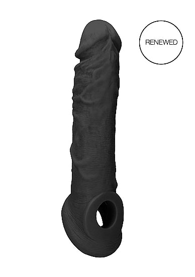 Penis Sleeve 8" / 20 cm - Black - Shots (REA106BLK)