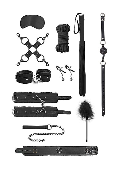 Intermediate Bondage Kit - Black - Ouch - Shots (OU372BLK)