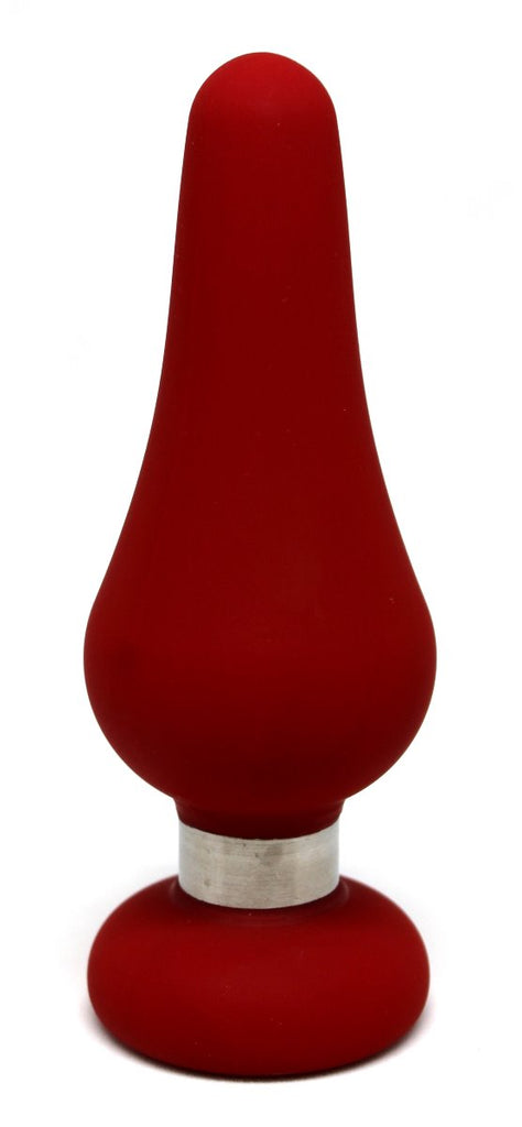 Tear Drop Silicone Plug-Large-Red (FG-209-06)